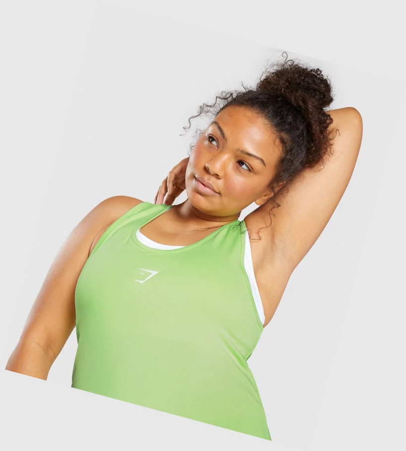 Gymshark Koulutus Naisten Hihaton Paita Vihreä | EJXPDV748