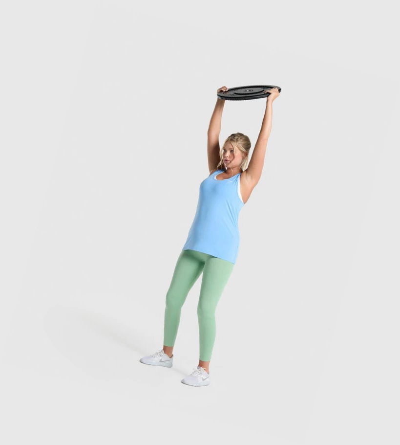 Gymshark Koulutus Naisten Hihaton Paita Vaaleansininen | WDPRHG296