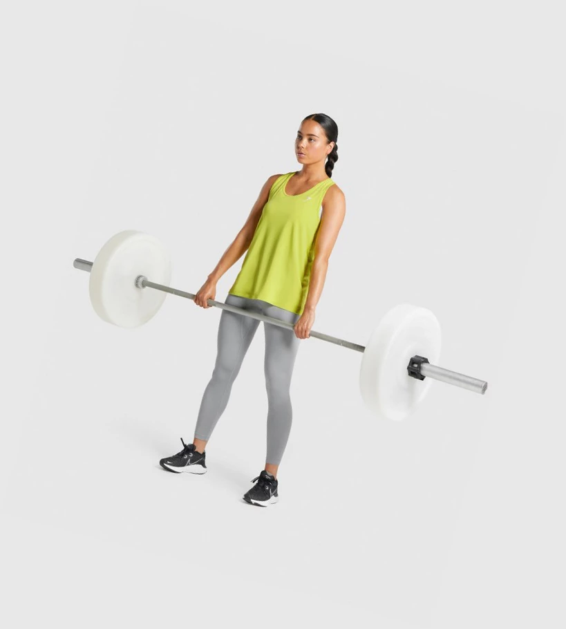Gymshark Koulutus Naisten Hihaton Paita Keltainen | YDVRZG504