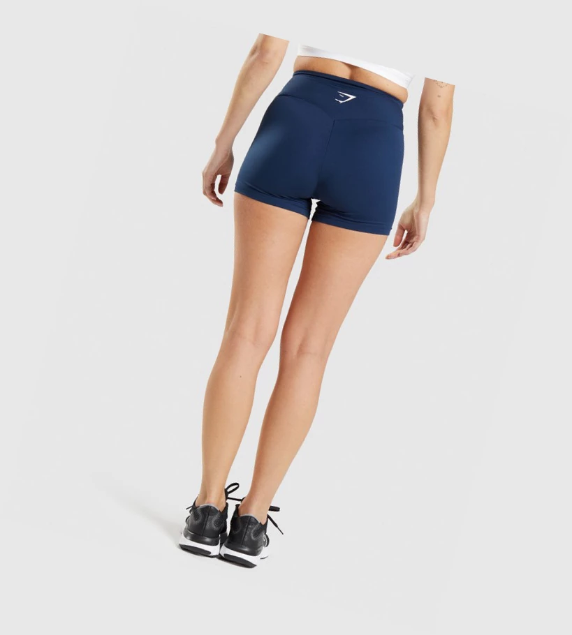 Gymshark Koulutus Naisten Shortsit Laivastonsininen | SQUAXJ178