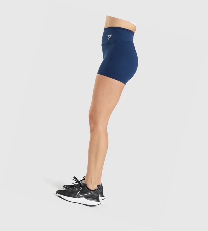 Gymshark Koulutus Naisten Shortsit Laivastonsininen | SQUAXJ178