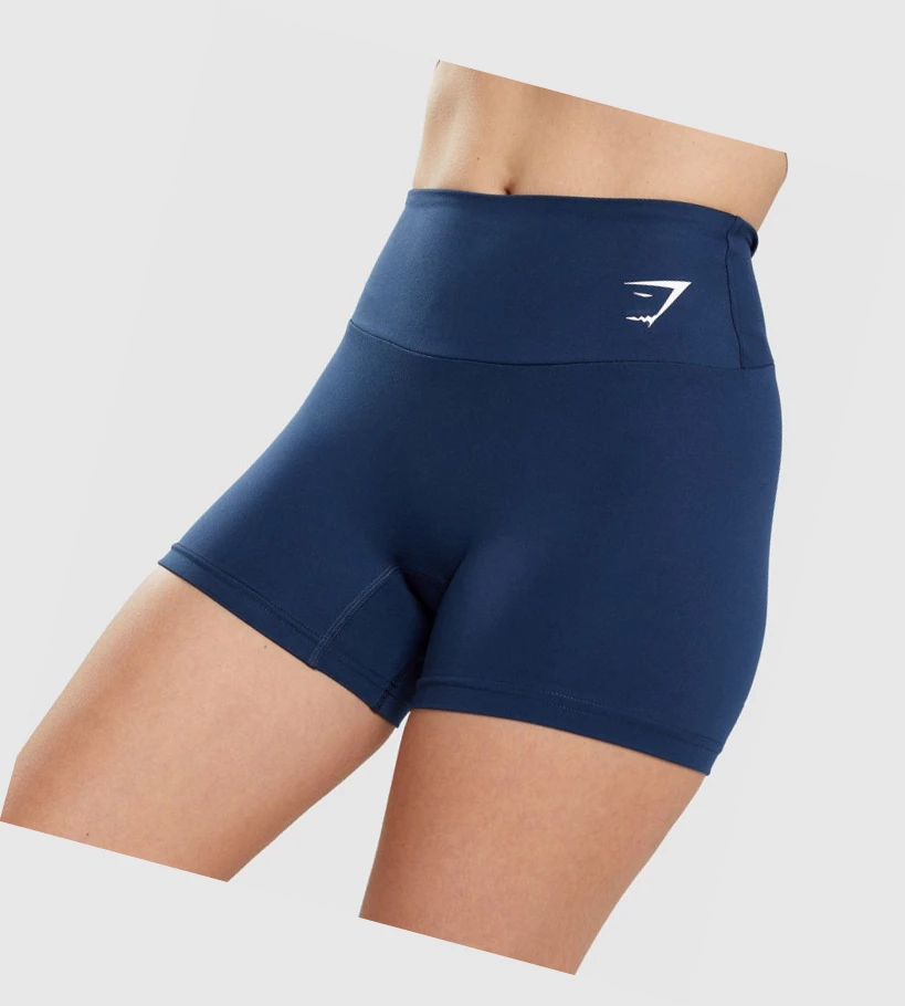 Gymshark Koulutus Naisten Shortsit Laivastonsininen | SQUAXJ178