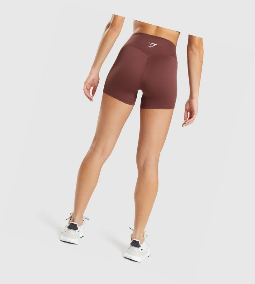 Gymshark Koulutus Naisten Shortsit Pinkki Ruskea | CIFPSK784