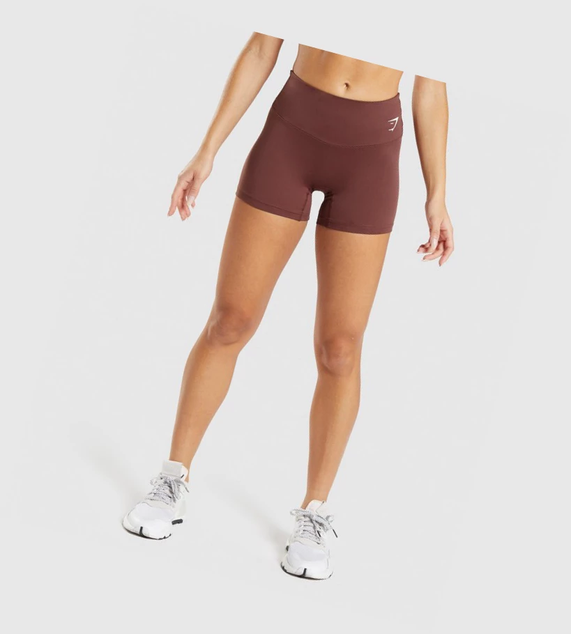 Gymshark Koulutus Naisten Shortsit Pinkki Ruskea | CIFPSK784
