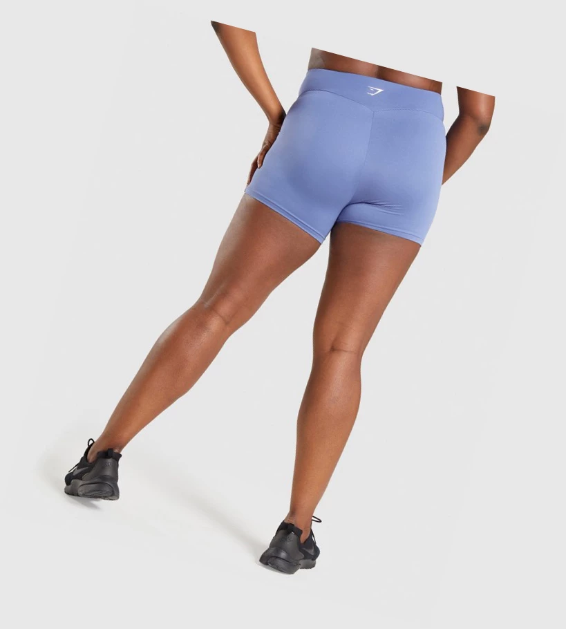 Gymshark Koulutus Naisten Shortsit Sininen | JSNXCA754