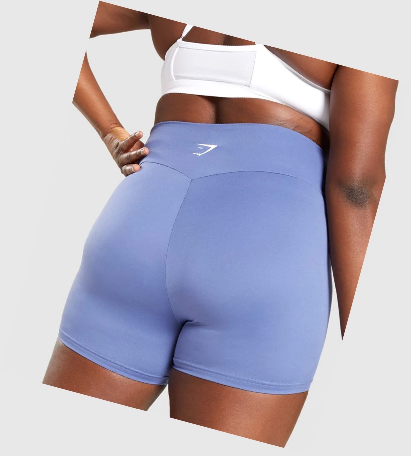 Gymshark Koulutus Naisten Shortsit Sininen | JSNXCA754
