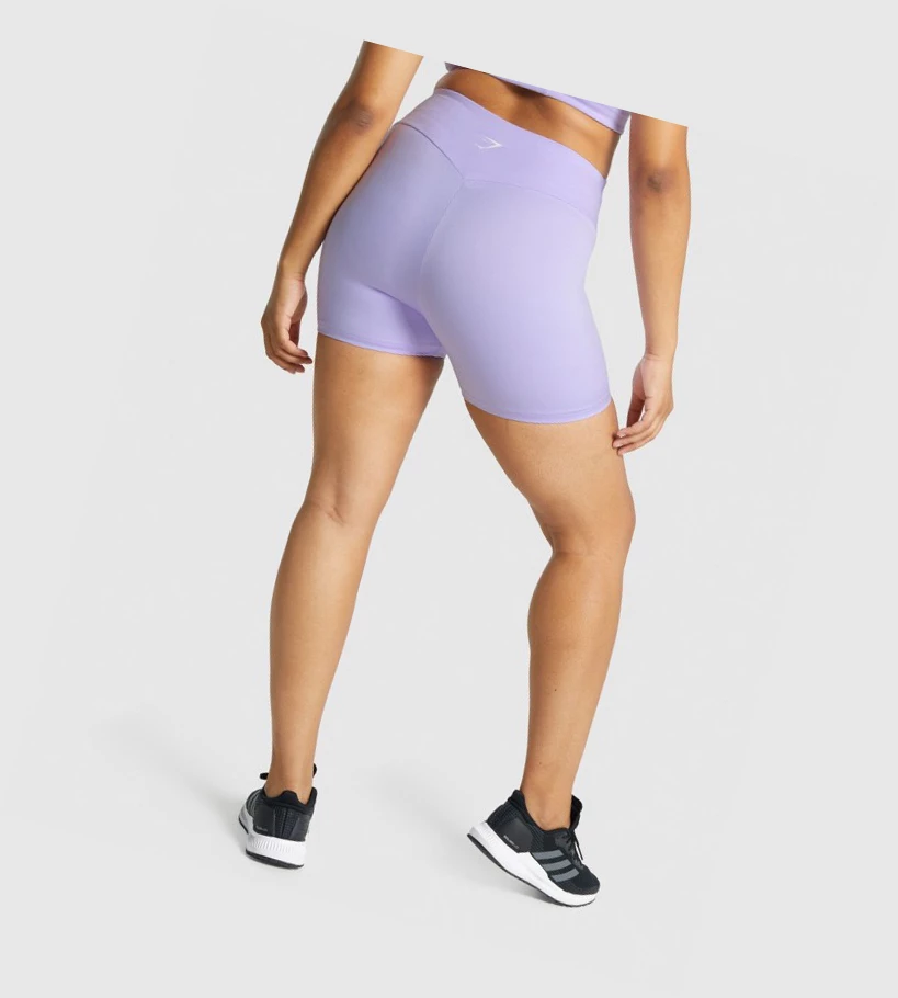 Gymshark Koulutus Naisten Shortsit Vaaleanvioletit | XPEMVD239