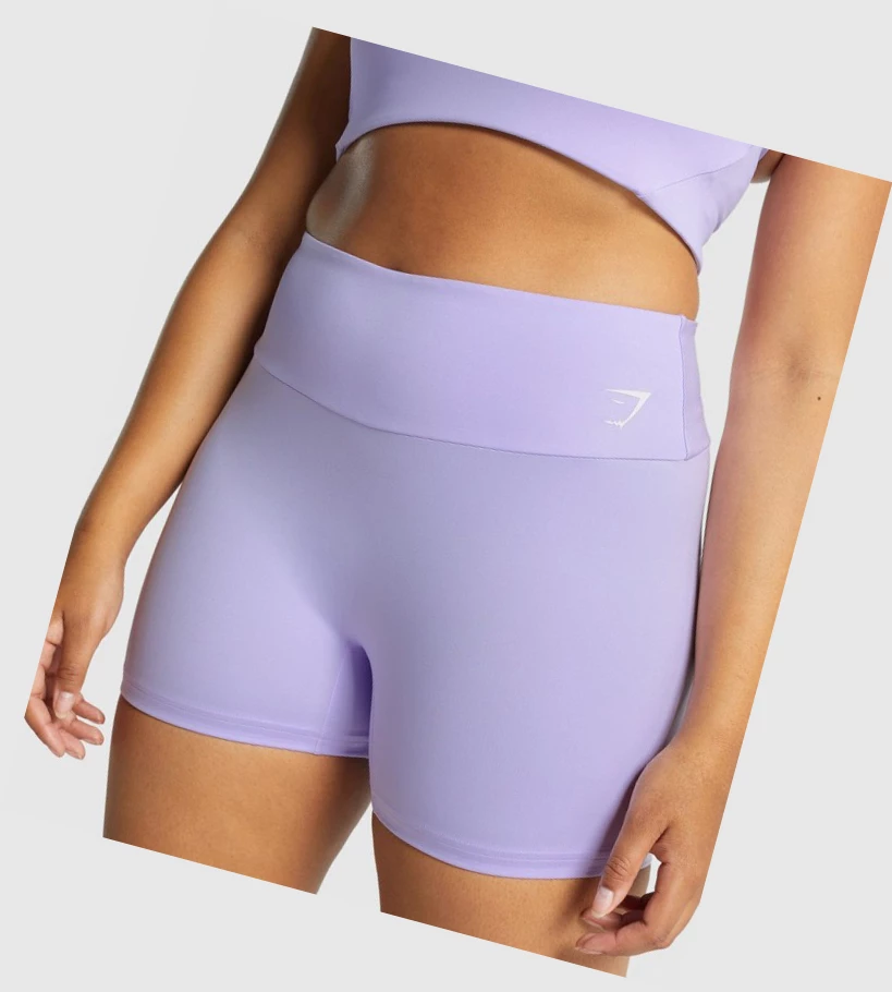 Gymshark Koulutus Naisten Shortsit Vaaleanvioletit | XPEMVD239