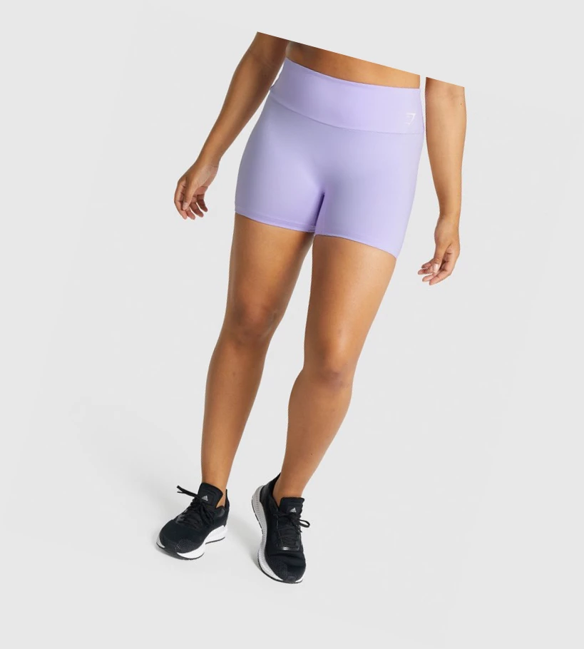Gymshark Koulutus Naisten Shortsit Vaaleanvioletit | XPEMVD239