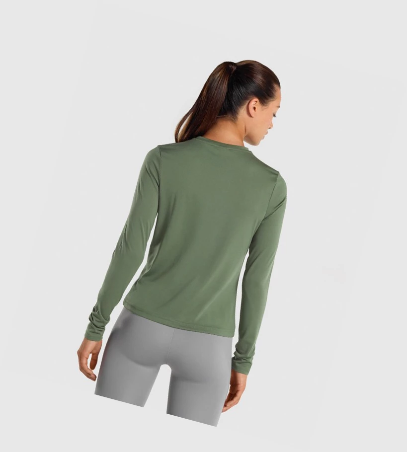 Gymshark Koulutus Naisten T Paidat Vihreä | YXEIFV857