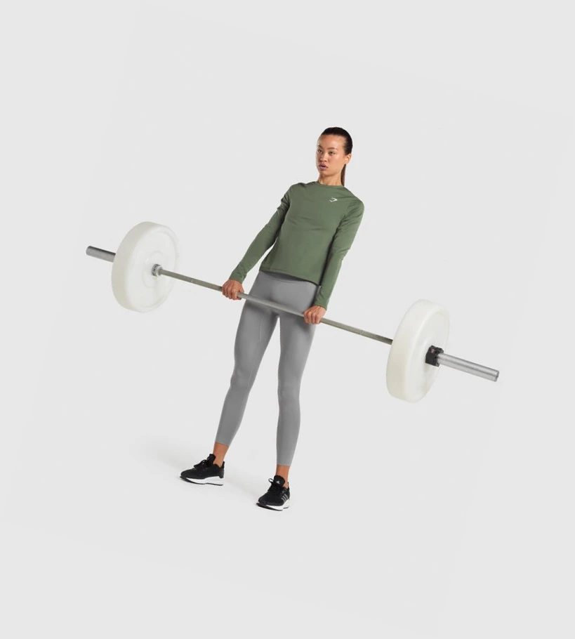Gymshark Koulutus Naisten T Paidat Vihreä | YXEIFV857