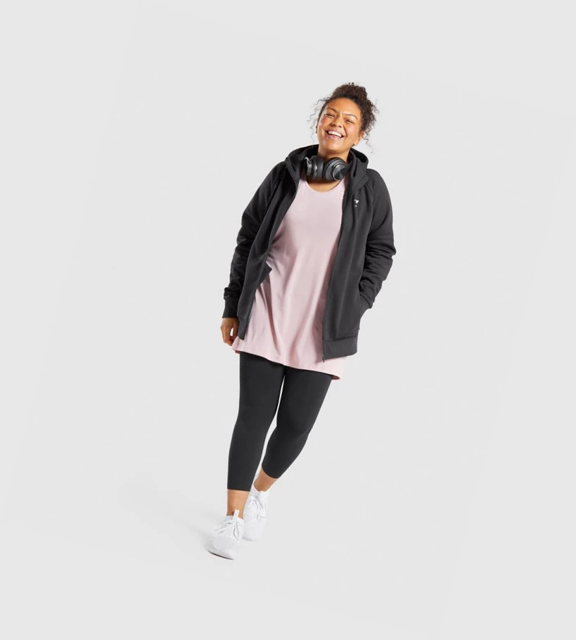 Gymshark Koulutus Oversized Naisten Hihaton Paita Vaaleanpinkki | JRPHIO984