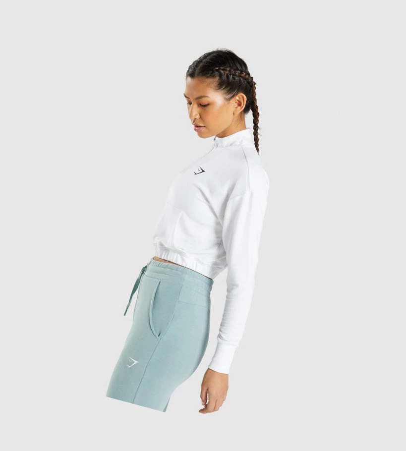 Gymshark Koulutus Pippa Naisten T Paidat Valkoinen | JVIQCR087