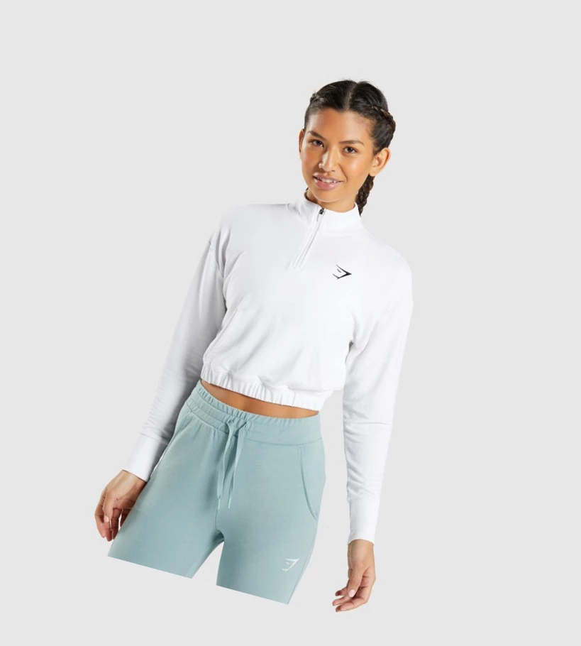 Gymshark Koulutus Pippa Naisten T Paidat Valkoinen | JVIQCR087