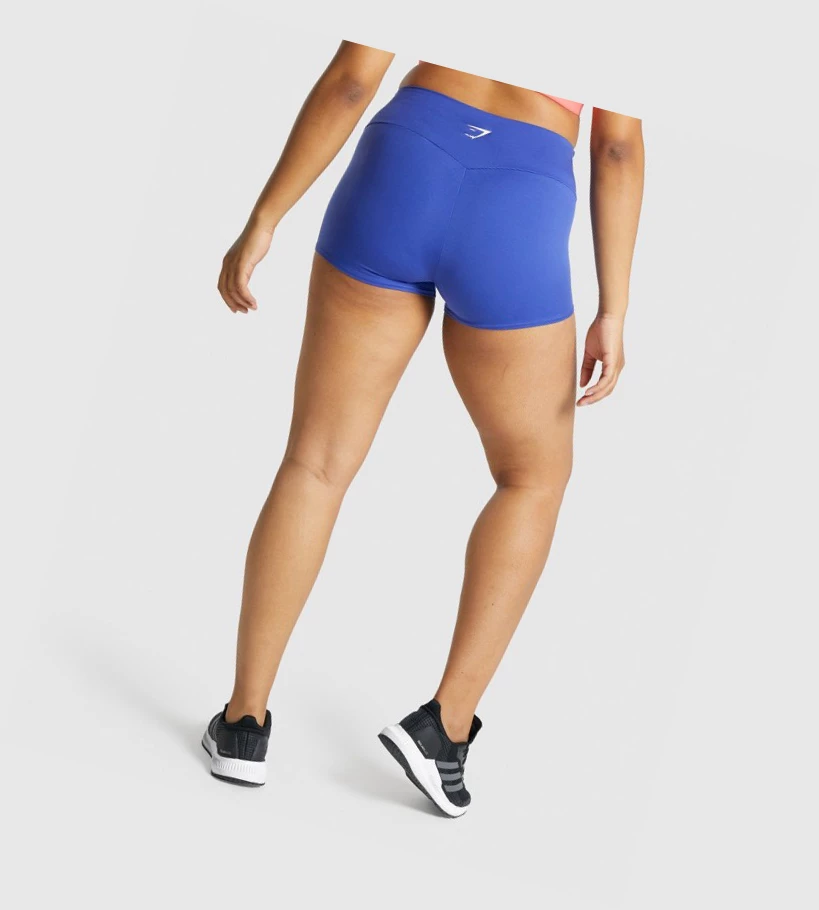 Gymshark Koulutus Quad Naisten Shortsit Tummansininen | ONFGPC370