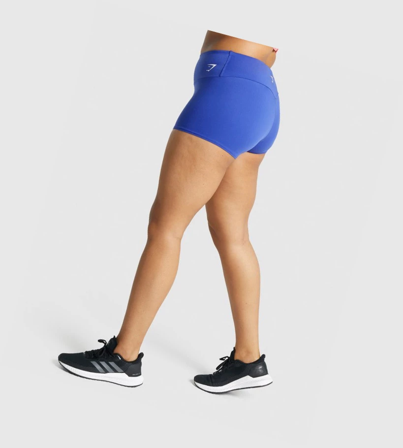Gymshark Koulutus Quad Naisten Shortsit Tummansininen | ONFGPC370