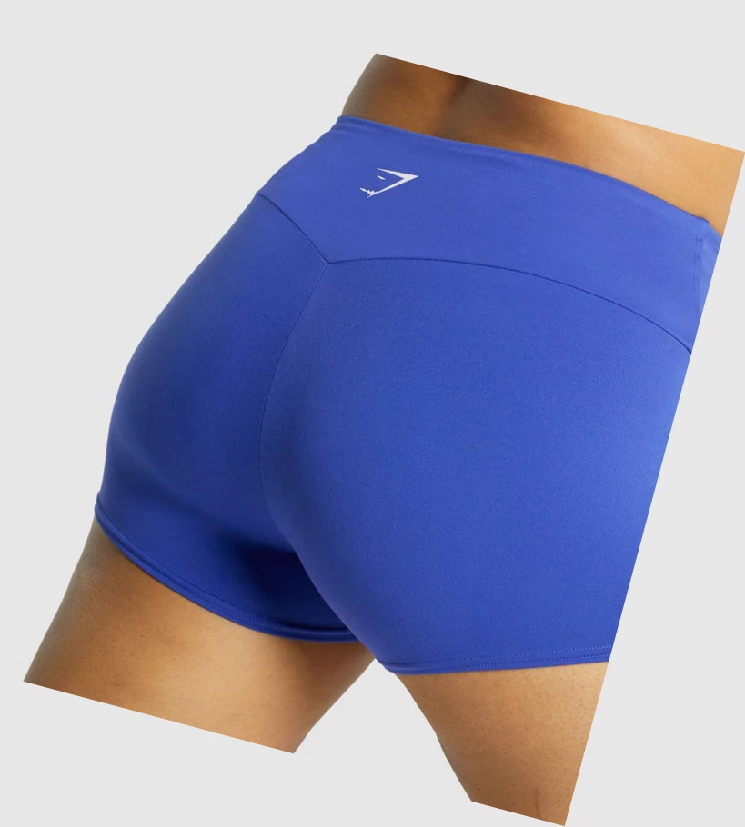 Gymshark Koulutus Quad Naisten Shortsit Tummansininen | ONFGPC370