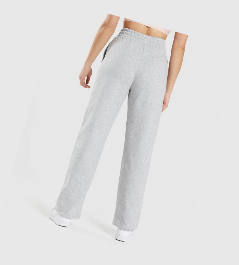 Gymshark Koulutus Straight Leg Naisten Juoksuvaatteet Vaaleanharmaat | UIYZPS579