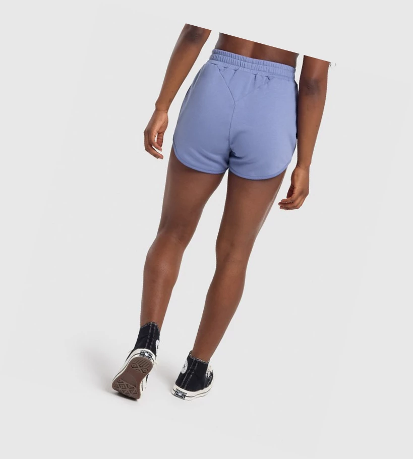 Gymshark Koulutus Sweat Naisten Shortsit Sininen | ISNBPR512