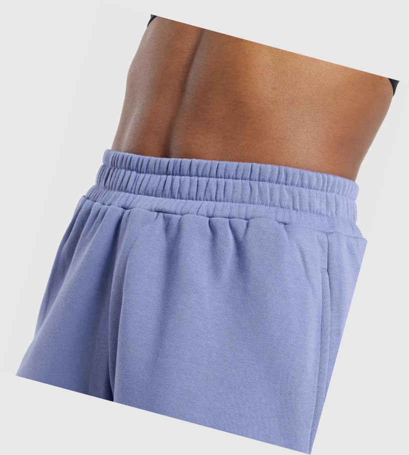 Gymshark Koulutus Sweat Naisten Shortsit Sininen | ISNBPR512
