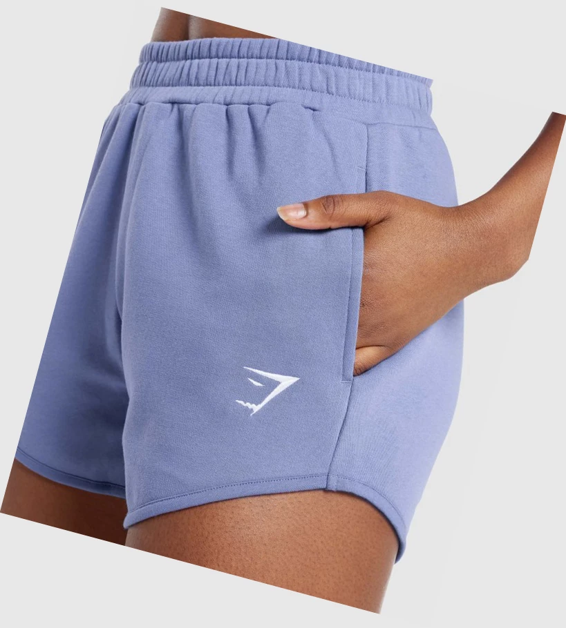 Gymshark Koulutus Sweat Naisten Shortsit Sininen | ISNBPR512