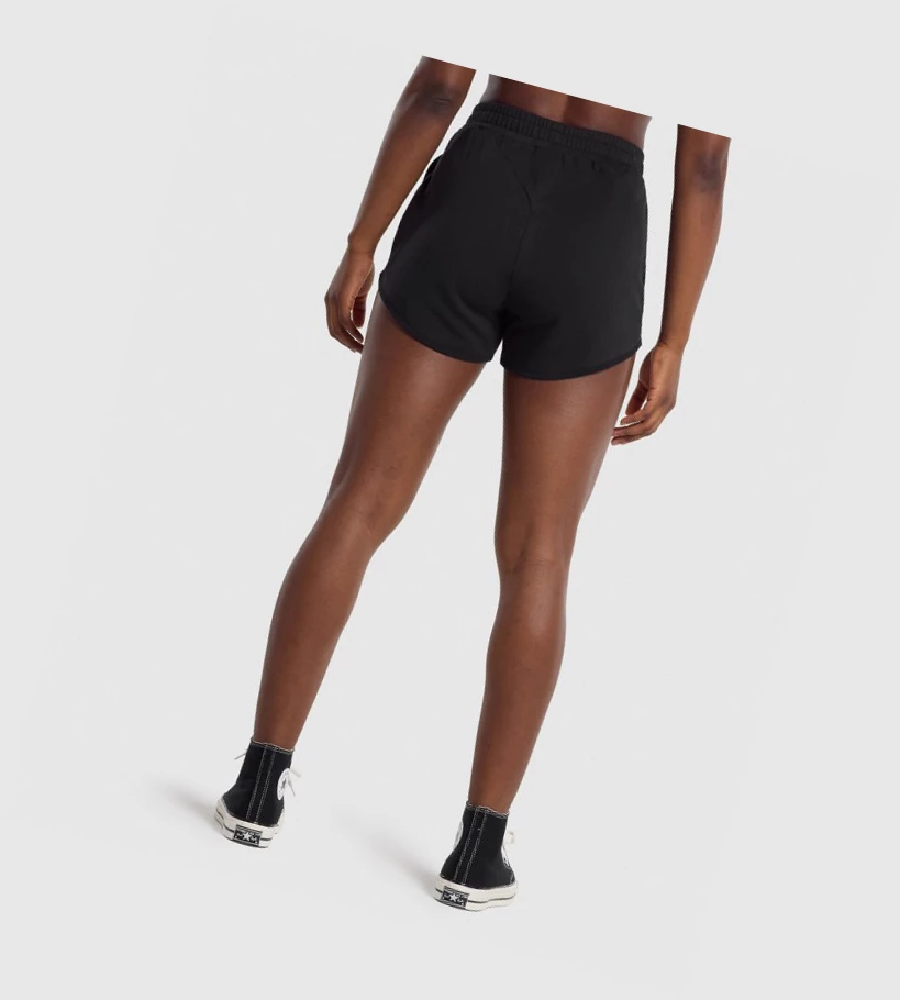 Gymshark Koulutus Sweat Naisten Shortsit Mustat | LXTZQU362