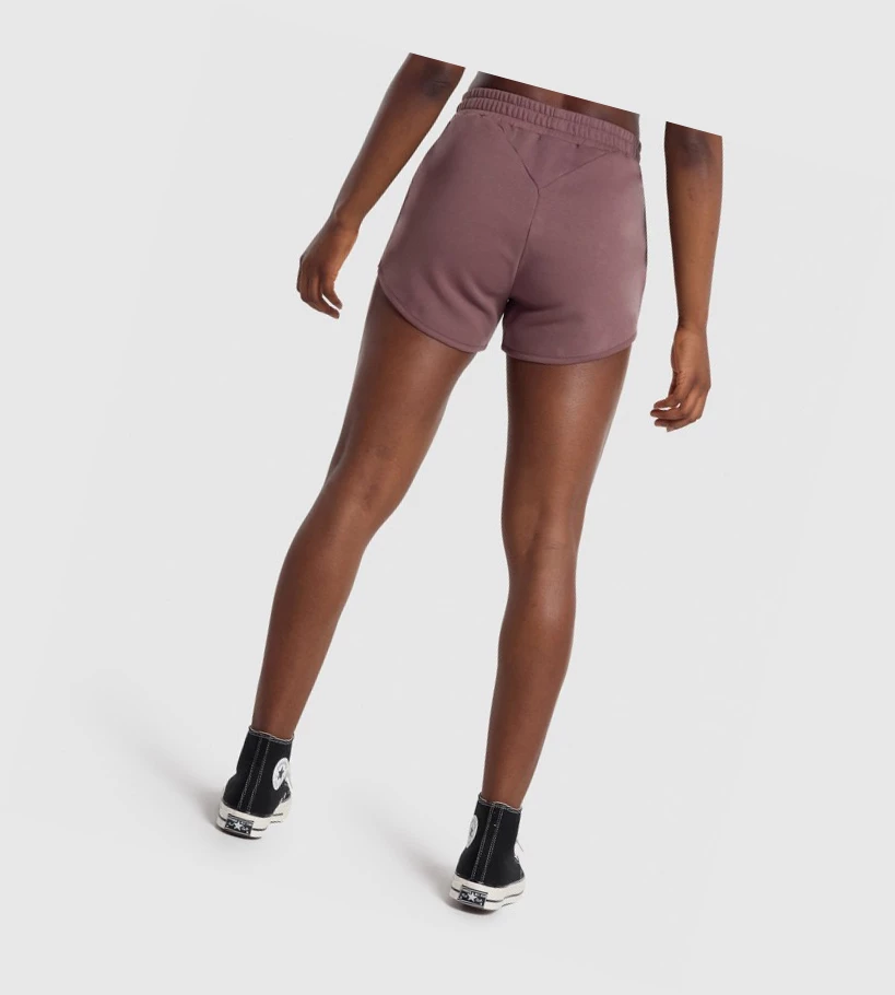 Gymshark Koulutus Sweat Naisten Shortsit Ruskea | VEURNA718