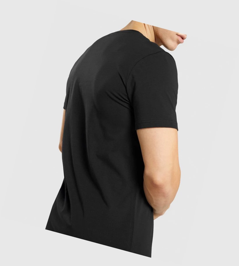 Gymshark Legacy Miesten T Paidat Mustat Valkoinen | KIABOZ140