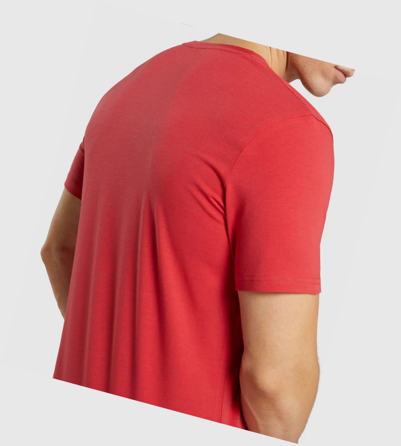 Gymshark Legacy Miesten T Paidat Punainen | MOTWUQ964