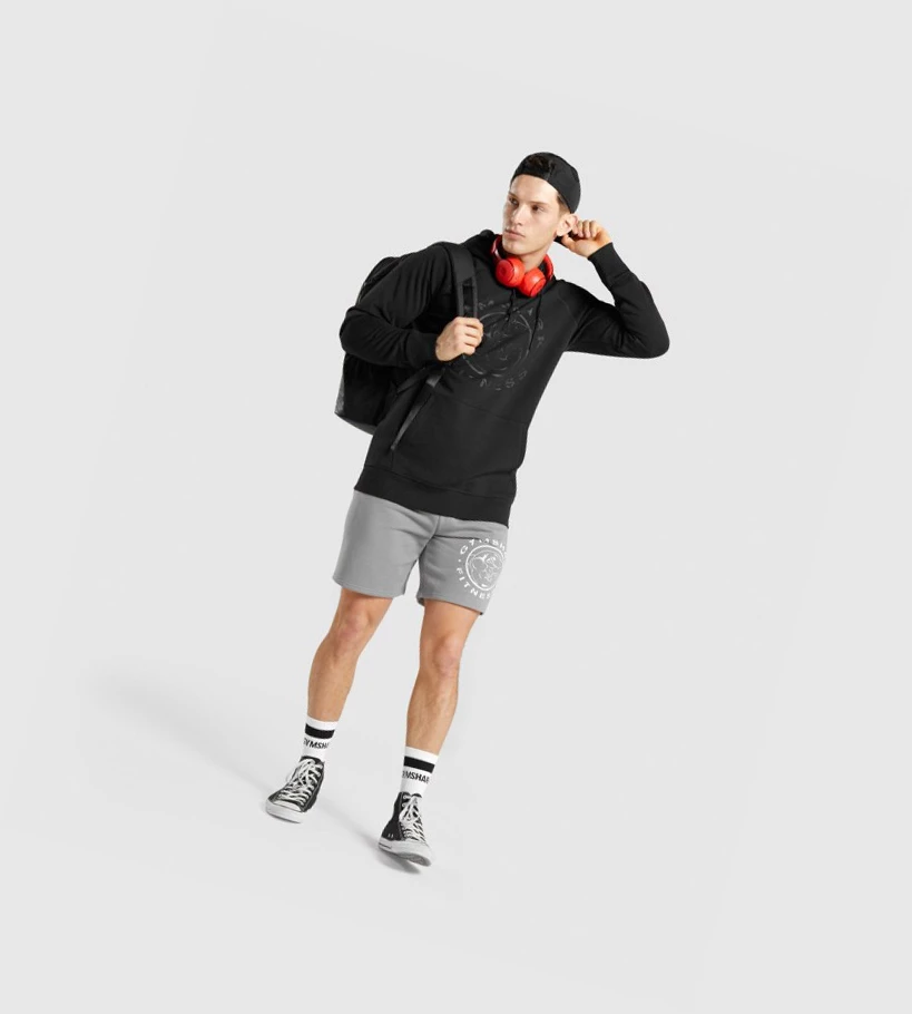 Gymshark Legacy Miesten Vaatteet Mustat Mustat | MZOKIJ137
