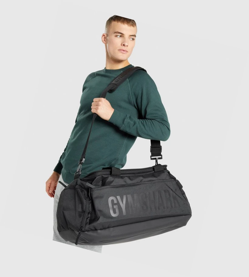 Gymshark Lifting Club Gym Miesten Laukku & Reppu Mustat | BKJZGL359