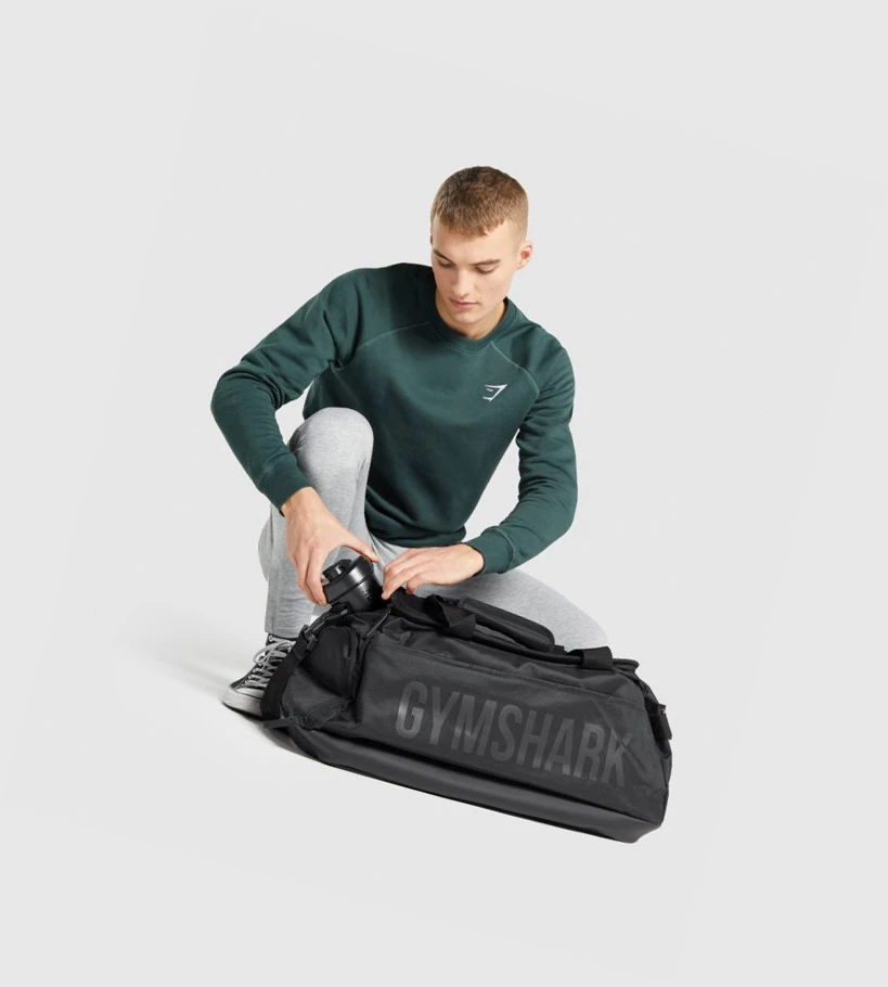 Gymshark Lifting Club Gym Miesten Laukku & Reppu Mustat | BKJZGL359