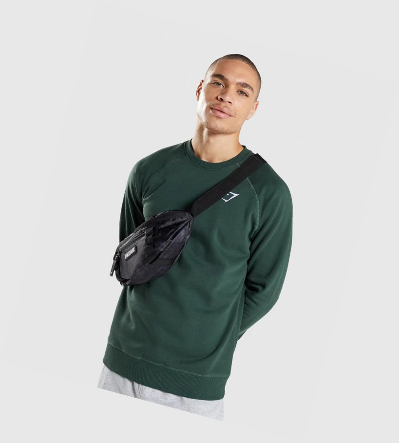 Gymshark Manimal Sling Miesten Laukku & Reppu Mustat | OFUMWT753