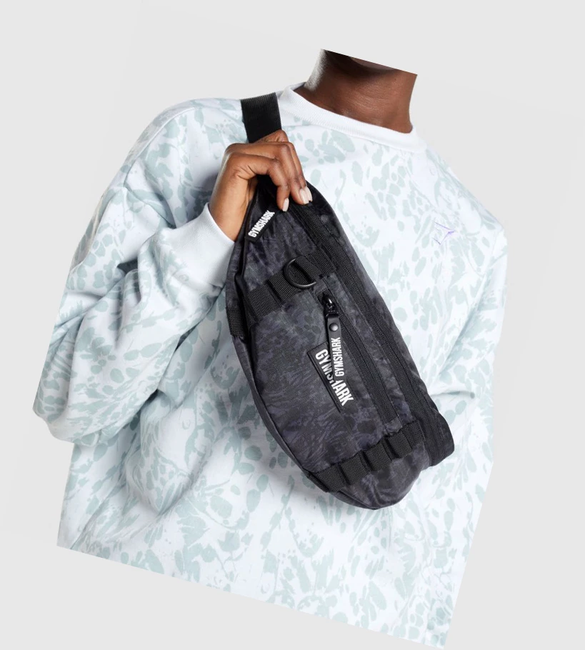 Gymshark Manimal Sling Miesten Laukku & Reppu Mustat | OFUMWT753