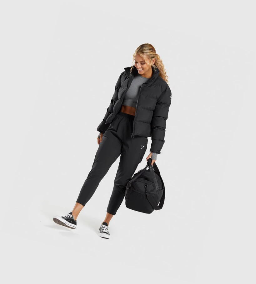 Gymshark Maximise Track Naisten Juoksuvaatteet Mustat | ETUVMA634