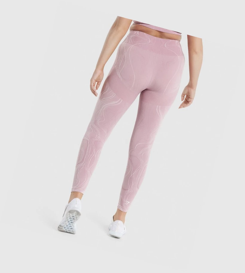 Gymshark Mercury Seamless High Waisted Naisten Leggingsit Vaaleanvioletit | TUXNKZ698