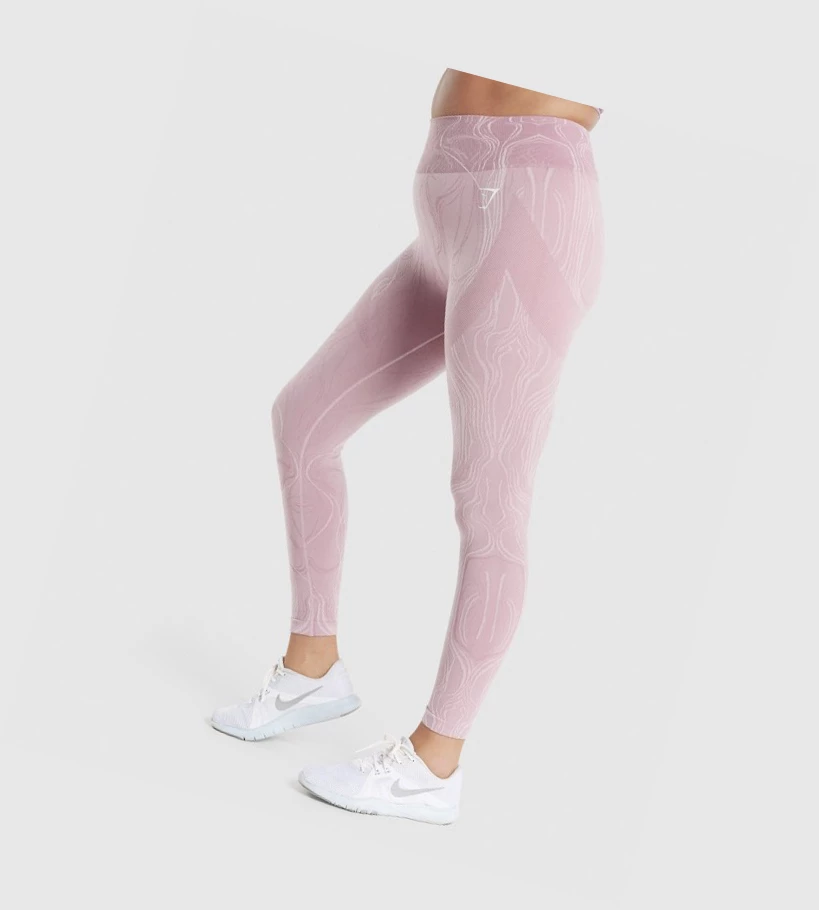 Gymshark Mercury Seamless High Waisted Naisten Leggingsit Vaaleanvioletit | TUXNKZ698