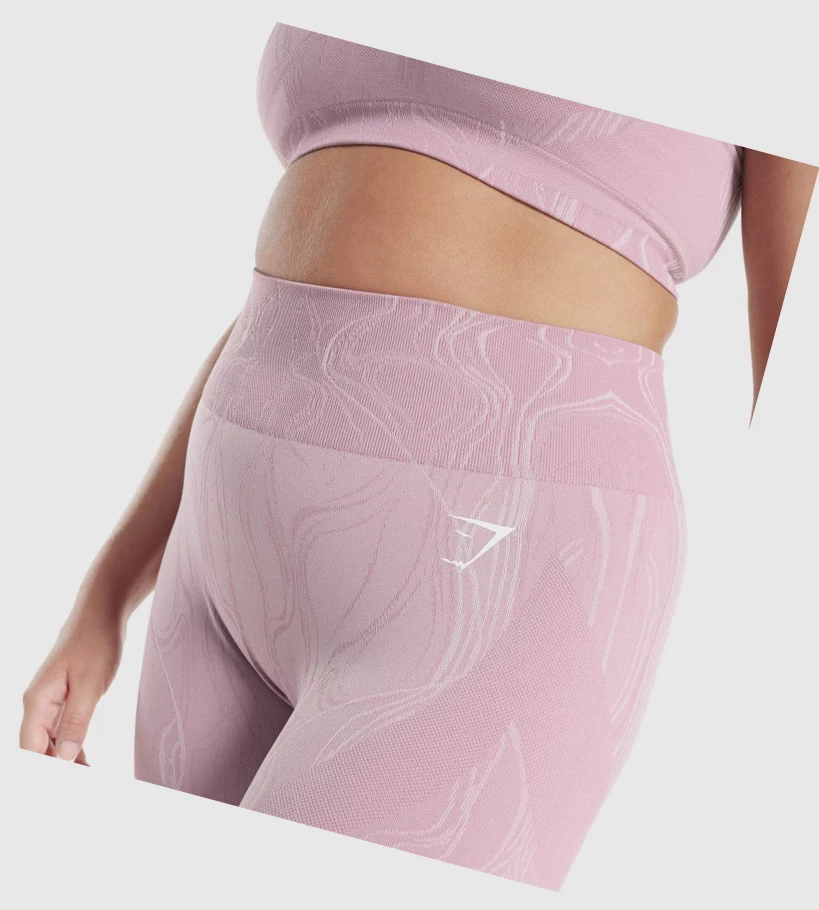 Gymshark Mercury Seamless High Waisted Naisten Leggingsit Vaaleanvioletit | TUXNKZ698
