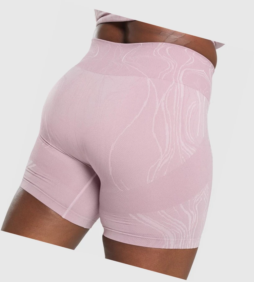 Gymshark Mercury Seamless Naisten Shortsit Vaaleanvioletit | KNHVAU549