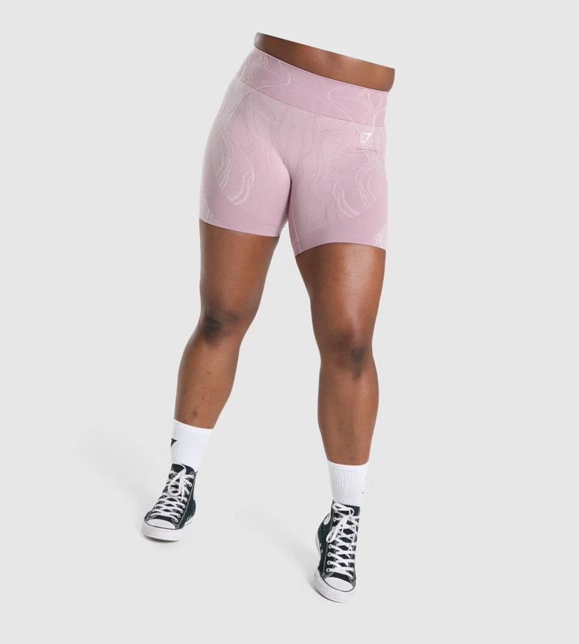 Gymshark Mercury Seamless Naisten Shortsit Vaaleanvioletit | KNHVAU549