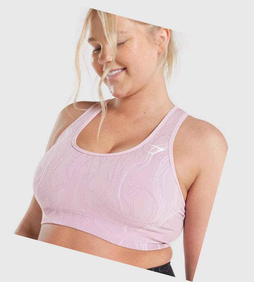 Gymshark Mercury Seamless Naisten Urheiluliivit Vaaleanvioletit | AYKBWT935