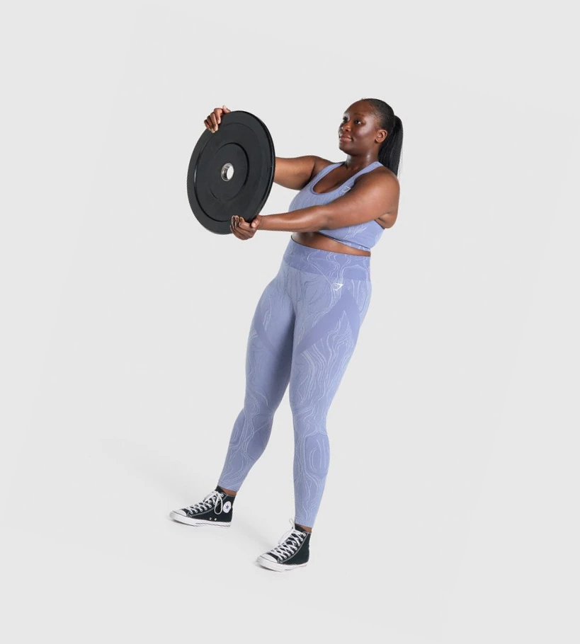 Gymshark Mercury Seamless Naisten Urheiluliivit Sininen | MKFWVN124
