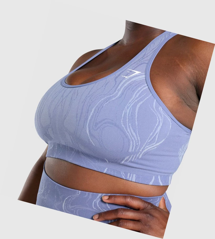 Gymshark Mercury Seamless Naisten Urheiluliivit Sininen | MKFWVN124