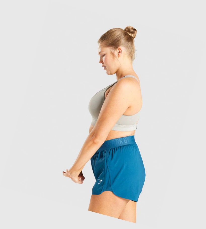 Gymshark Mesh Neckline Koulutus Naisten Urheiluliivit Harmaat | FETRYG932
