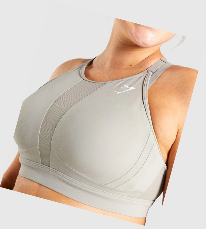 Gymshark Mesh Neckline Koulutus Naisten Urheiluliivit Harmaat | FETRYG932