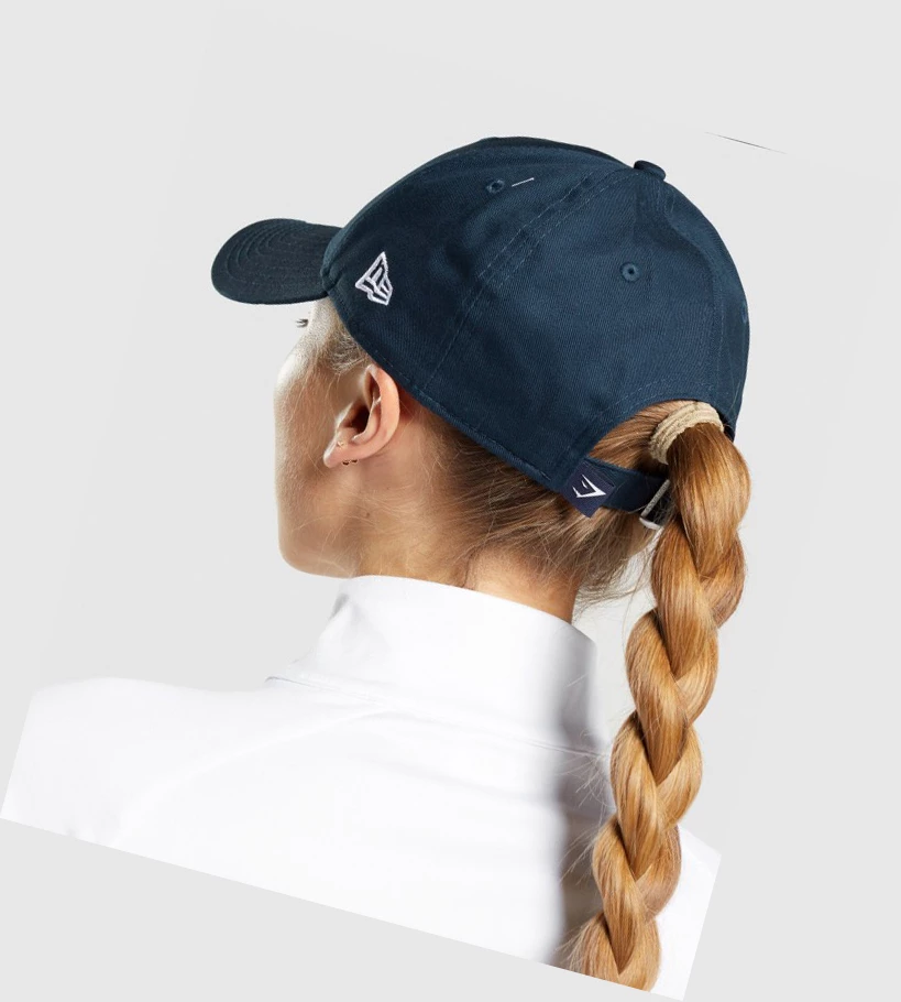 Gymshark New Era 9FORTY Adjustable Miesten Headband Sininen | BNZWIE370