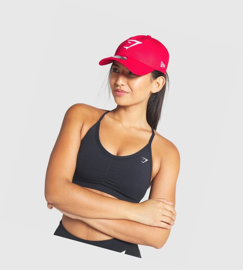 Gymshark New Era 9FORTY Adjustable Miesten Headband Punainen | LRBPDJ890