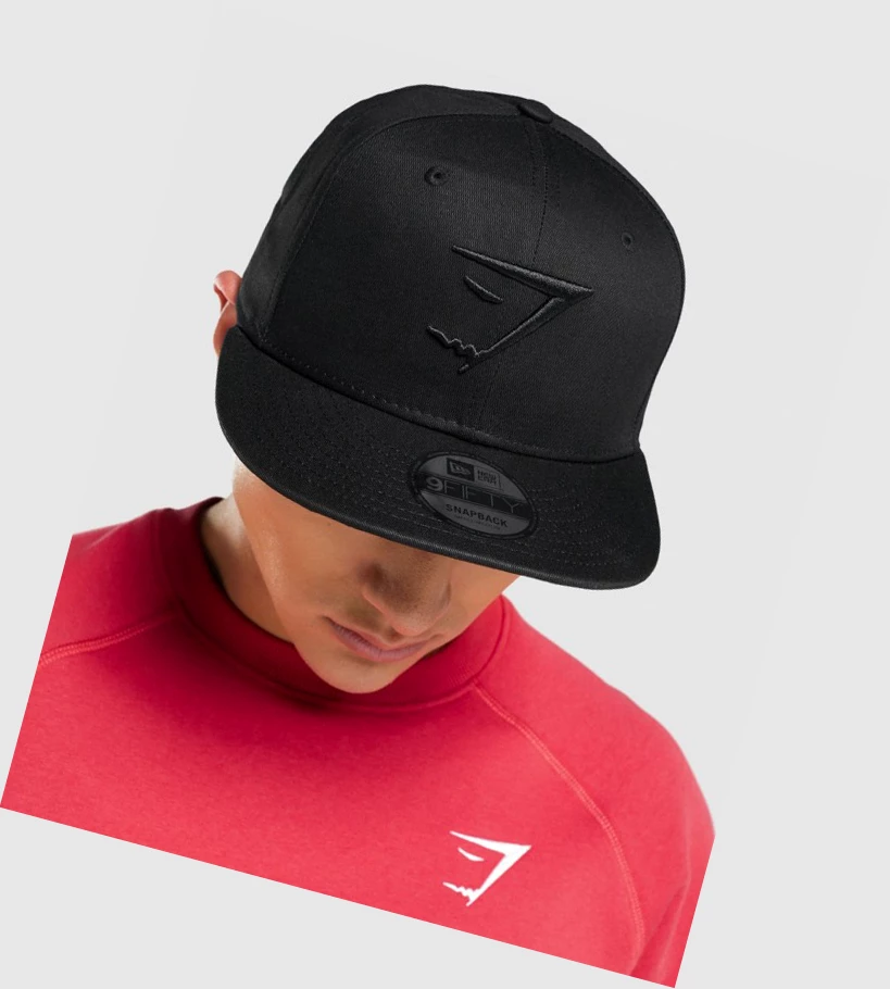 Gymshark New Era 9Fifty Snapback Miesten Headband Mustat | LHSRWA243