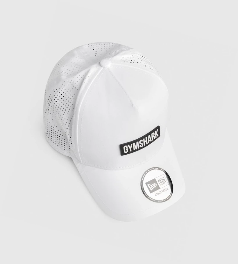 Gymshark New Era E-Frame Trucker Naisten Headband Valkoinen | EJYKAX309