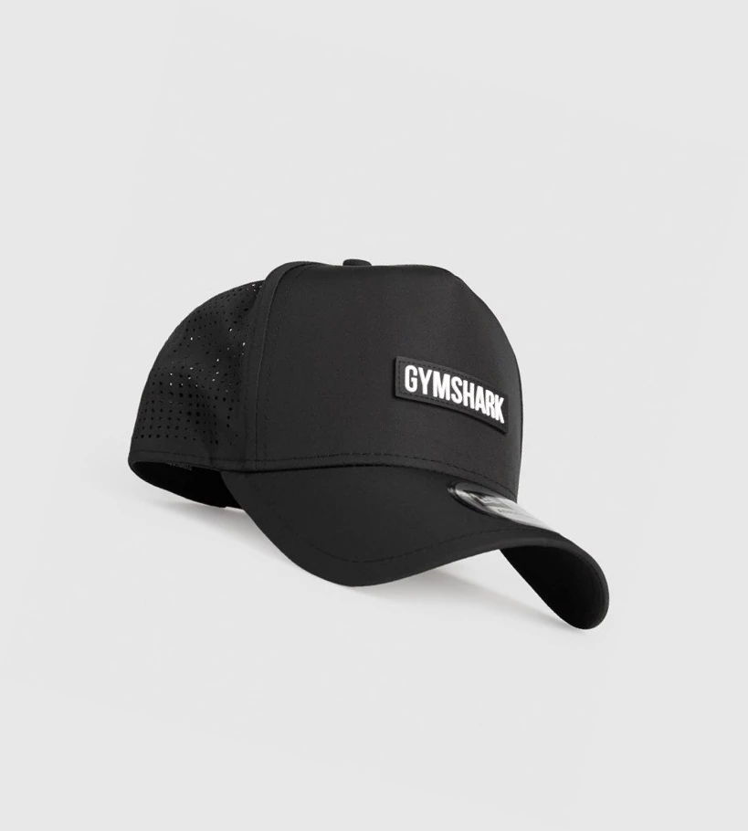 Gymshark New Era E-Frame Trucker Naisten Headband Mustat | GIXMZA985